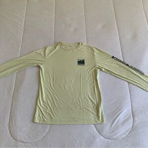 Patagonia Yellow Long Sleeve Size XL 14